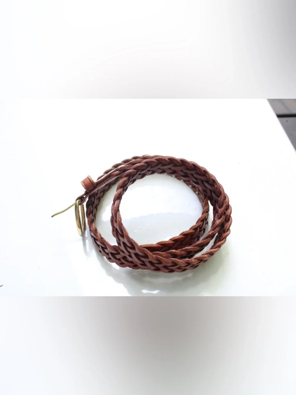Vintage braided belt